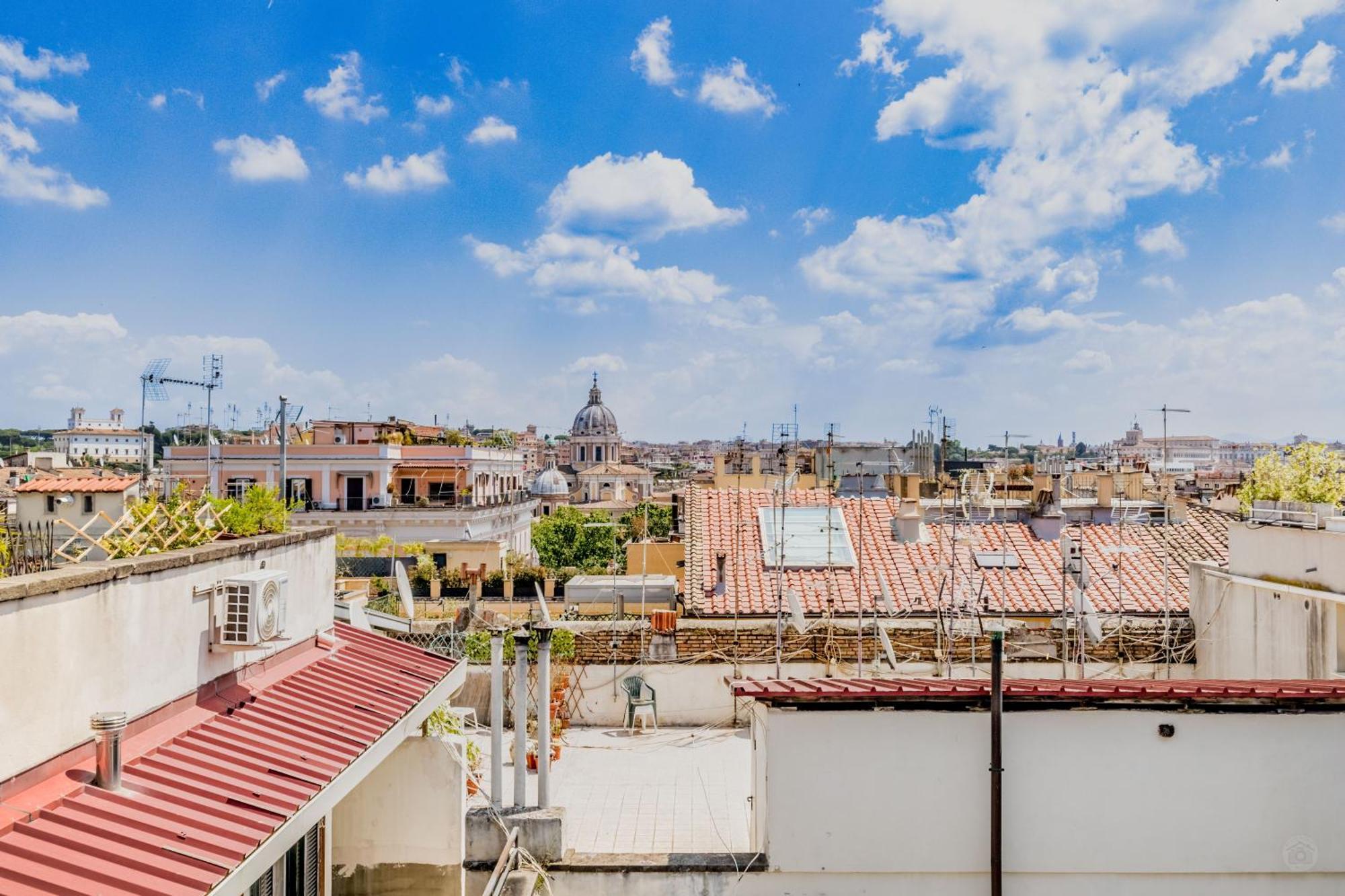 Attico Nel Cuore Di Roma Con Box Privato Per Auto Dış mekan fotoğraf