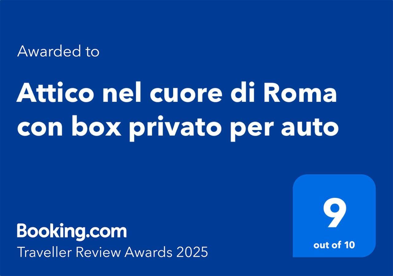 Attico Nel Cuore Di Roma Con Box Privato Per Auto Dış mekan fotoğraf